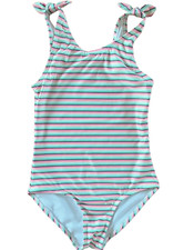 NWOT Gap Kids Girl's Striped One Piece SwimSuit Size M 8-10