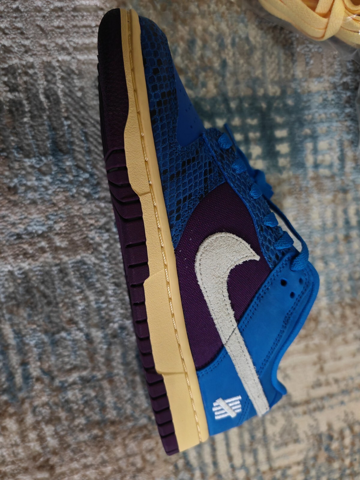 Nike Dunk Low x Undefeated UK 6 US 7 UNDFTD 5 On It Dunk vs AF1 Grey image 3