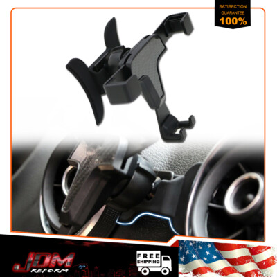 Smartphone Gravity Holder w/Exact Fit Clip-On Dash Mount For 15+ Audi A3 S3 RS3
