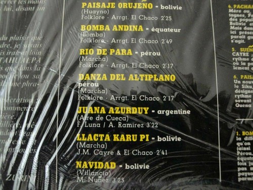 LOS CHACOS, VIRGENES DEL SOL VOL. 2 VINYL LP 1972 BARCLAY MADE IN FRANCE EX - Picture 4 of 4