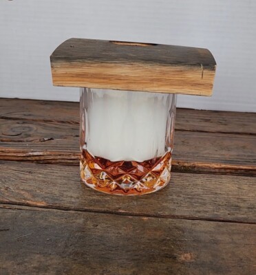 Cocktail Smoker Whiskey Oak Barrel Stave Refillable Butane Torch Wood Chips