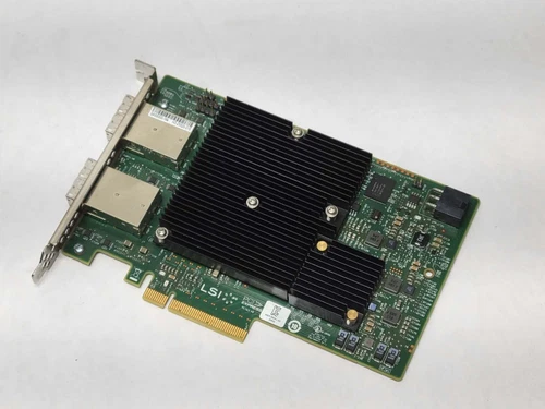 Contrôleur mode informatique JBOD LSI 9300-16E Quad Port Externe 3008 PCIe SAS3 12 Go LBOD - Photo 1/4