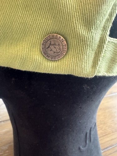 Southern Tide Small Iconic Fish Skipjack logo Adjustable Hat Ball Cap Green L - Picture 6 of 10