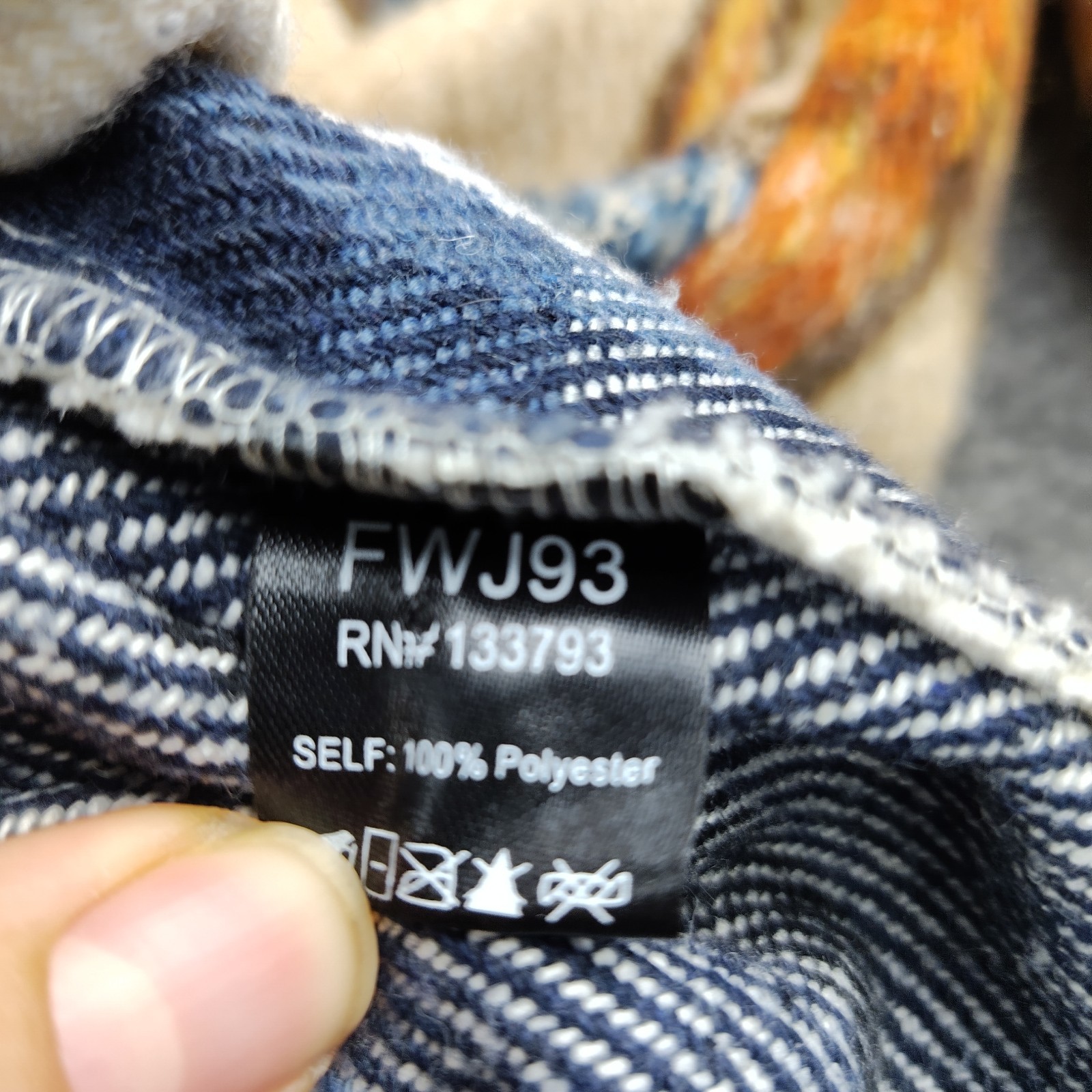 Pol Shacket Plaid Patchwork Collared Size Medium … - image 8