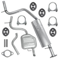 Auspuff SchalldäMpferset FüR Ford Mondeo 3 III MK3 Limousine 1.8|2.0 2000-2007