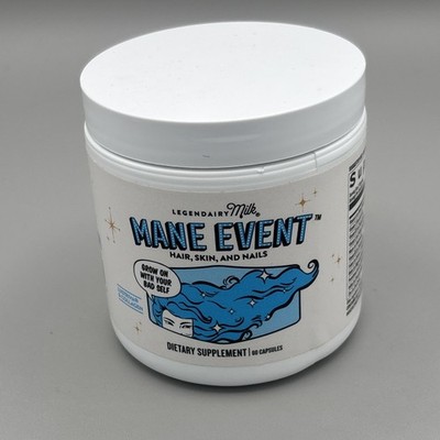 Legendairy Milk Mane Event Hair Skin Nails Collagen Hair Growth Supplement NEW