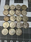 1966 Kennedy Half Dollars Lot Of 19