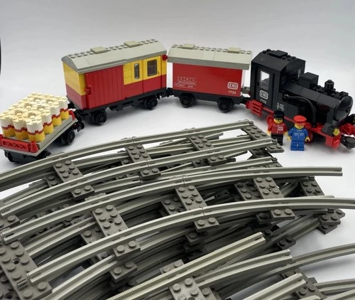 LEGO: Cargo Train Set (7722) Incomplete TRACK MINIFIGS ***SOLD AS-IS***