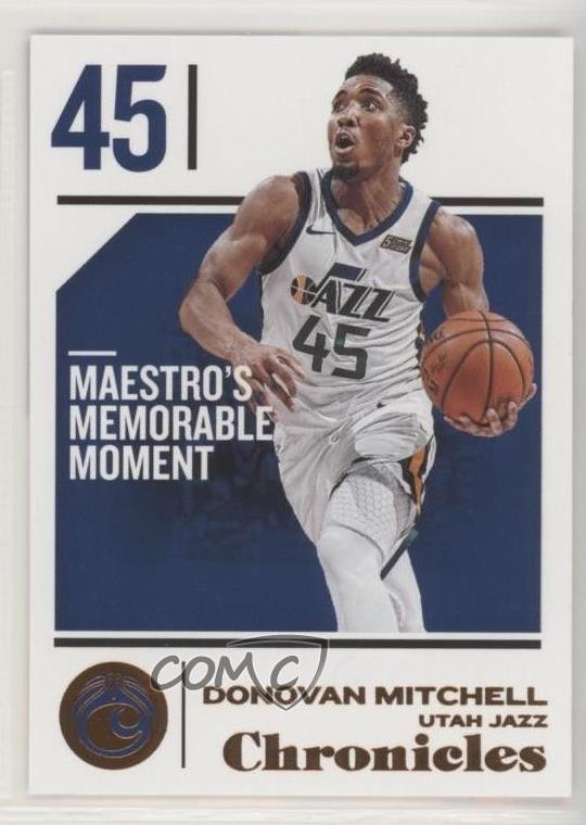 2018-19 Panini Chronicles Bronze Donovan Mitchell #30 5r6