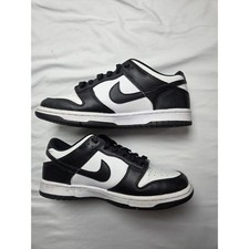 Nike Dunk Low Panda Black White Youth 5.5Y Womens 7 Mens 5.5 CW1590-100