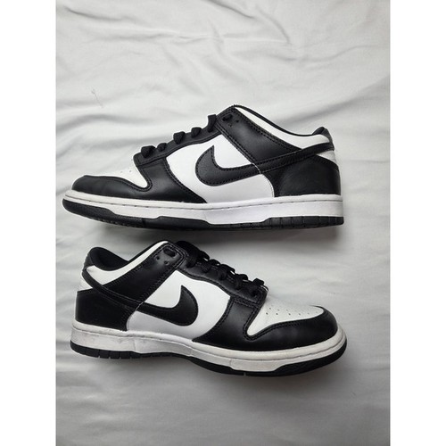 Nike Dunk Low Panda Black White Youth 5.5Y Womens 7 Mens 5.5 CW1590-100
