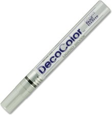 Marvy Uchida DecoColor Broad Point Paint Markers 1 Count Pack of 1 , Silver