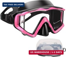 Diving mask Anti-Fog Swimming Snorkel mask Suitable for Adults Scuba Dive Swim S
