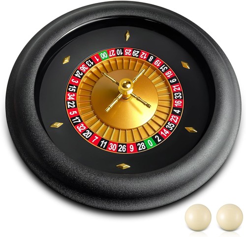 18 Zoll ABS Profi Roulette Rad Set, Casino Grade Roulette Set mit Do