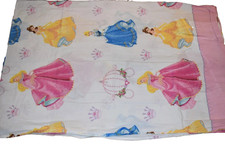 Lenzuolo letto matrimoniale 6H vintage Disney PRINCIPESSE misto cotone {tessuto}