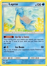 Lapras 56/214 Rare Lost Thunder Pokemon Lightly Played on eBay