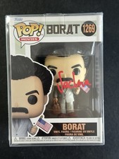 Sasha Baron Cohen Signed Borat Funko Pop Movies #1269 AUTO SWAU
