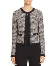 St. John Womens Eyelash Blazer Jacket
