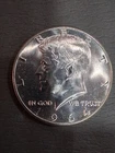 1964 Kennedy Half Dollar roll of 20  90% SILVER  BU in a coin tube.