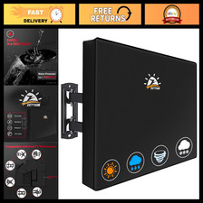 Weatherproof Outdoor TV Cover 75 Inch - Heavy Duty Waterproof Protector for Flat
