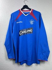 Rangers Home football shirt 2003 Soccer Long Sleeve Jersey Mens Trikot Size M
