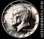 1964 Silver Kennedy Half Dollar - Choice Gem Proof  Lustrous  #K1202