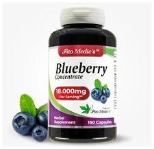 FITO MEDIC'S Blueberry | Blueberry Extract Capsules | 150 Ca