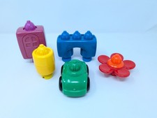 Fisher Price Pop Onz Building System 5 Pieces Colorful Shapes
