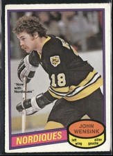 1980-81 O-Pee-Chee John Wensink #390 Quebec Nordiques