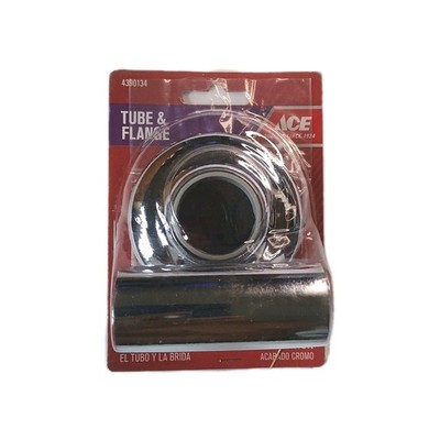 ACE Universal Tube & Flange 4390134 Chrome Finish