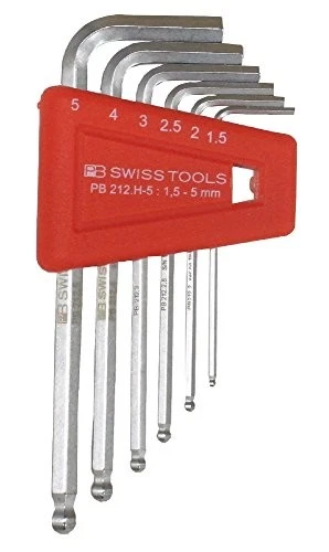 PB Swiss Tools 212H-5 Ball Head Hex Key