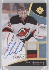 2015-16 Ultimate Collection Spectrum Gold 6/25 Cory Schneider #45 Patch Auto 0c3