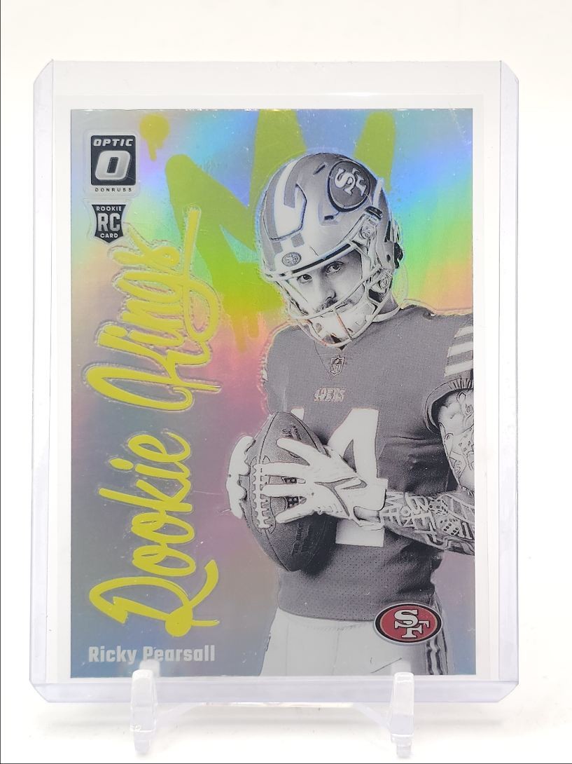 RICKY PEARSALL 2024 DONRUSS OPTIC ROOKIE KINGS PRIZM SP 49ERS RC Q6157