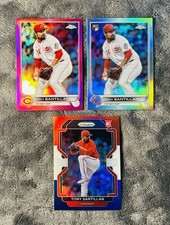 Tony Santillan 2022 Topps Chrome Pink Refractor SP /399 - Prizm Red White Blue