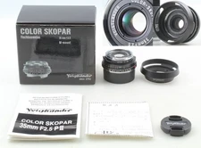 [Unused In Box Hood] Voigtlander COLOR-SKOPAR 35mm f2.5 P II Lens From JAPAN
