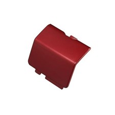 ACROPIX Red Rear Left Bumper Tow Hook Towing Eye Cover Cap Replacement