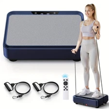 Vibration Plate Fitness Machine Whole Body Workout Platform for Home Gym Use