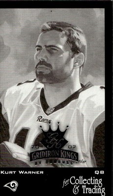 2002 Donruss Gridiron Kings #MC-11 Kurt Warner Donruss 1894 #/1000 Mini