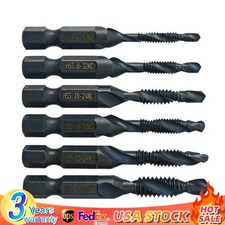 12PCS Drill Tap Bit Set American Standard Dri...