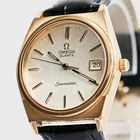 *Vintage 1977* OMEGA Seamaster Cal.1342 Quartz Gold Push Crown Date 7J 36mm Mens