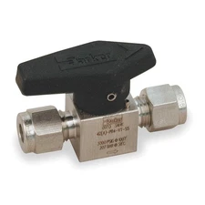 PARKER 4A-PR4-VT-SS Rotary Plug Valve,1/4 In,316 SS,1/4 Turn 1RBB7