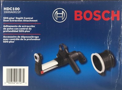 Bosch HDC100 SDS-Plus Depth Control Dust Extraction Attachment Rotary Hammer NEW