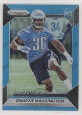 2016 Panini Prizm Rookie Light Blue Prizm 91/199 Dwayne Washington #221 9a7