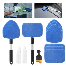 Car Window Windshield Cleaning Tool Car Wiper Cleaner Glass Brush Extendable