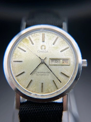 Vintage Omega Seamaster Automatic 1978 Ref. 166.0209 – Patina Dial – 2 Bands