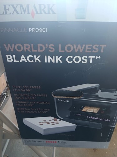 Lexmark Pinnacle Pro901 All-In-One Inkjet Printer - MINT No Usage - Picture 3 of 8