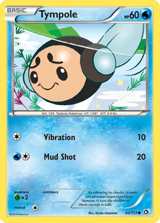 Tympole 40/113 C Legendary Treasures Pokemon NM/M
