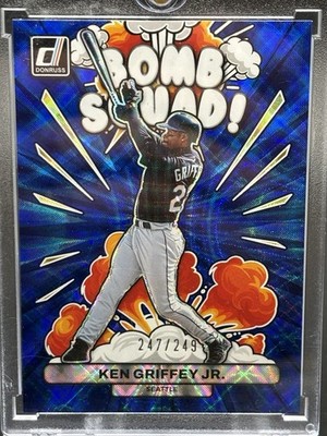 2023 Donruss Bomb Squad Blue #BS2 Ken Griffey Jr. SP #d /249!!