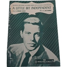 Vintage Sheet Music A Little Bit Independent Dick Haymes Gordon Jenkins 1935
