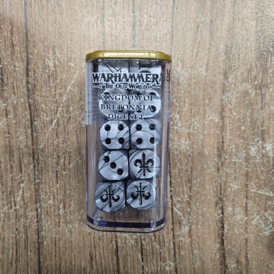 Warhammer The Old World Kingdom of Bretonnia Dice Set NEW SEALED Games Workshop
